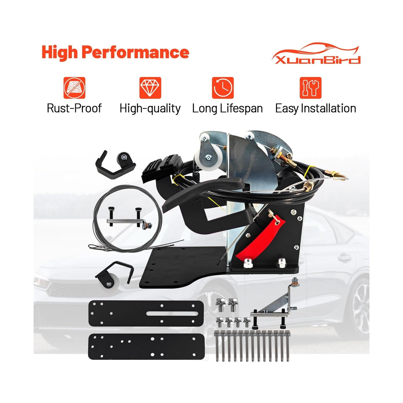 Instructors Passenger Side Universal Gas and Brake Pedal Dual Control Car Gas…