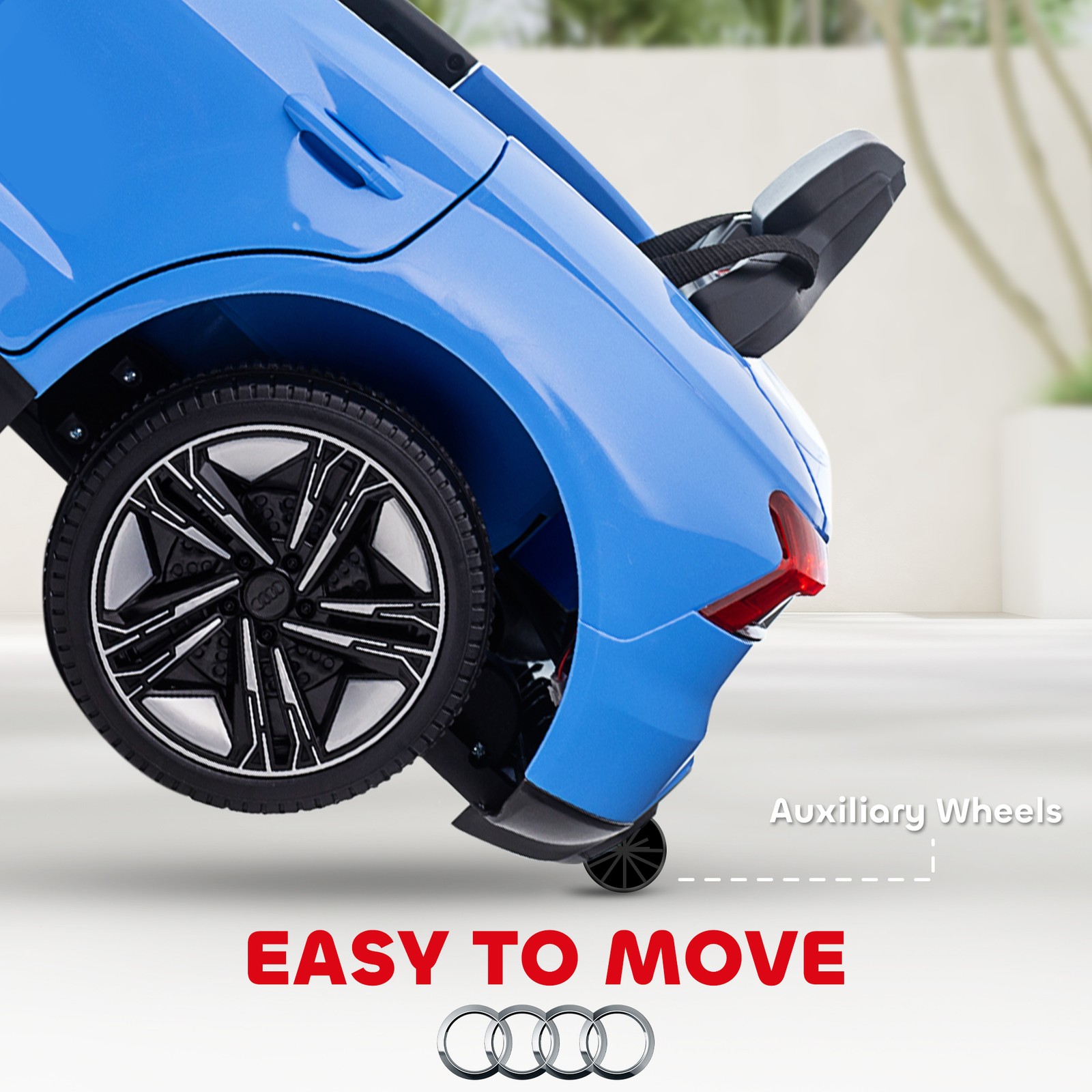 Electric Car for Kids, 12V Licensed Audi RS E-tron GT 3.1 MPH Kids Ride on Car,