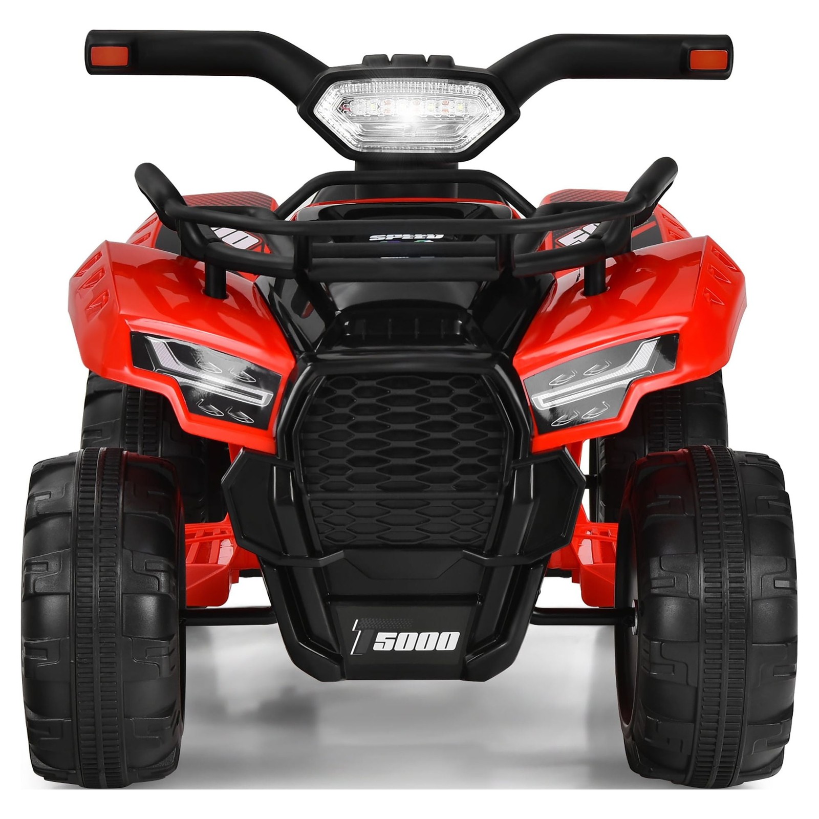 6V Kids ATV Quad Electric Ride on Car Toy Toddler with LED Light MP3 Red