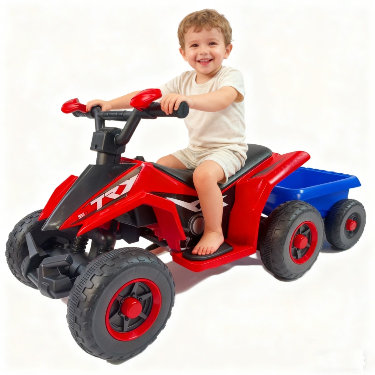 6V Kids Ride On ATV Electric Off-Road Quad Car Battery Powered with Music, Light