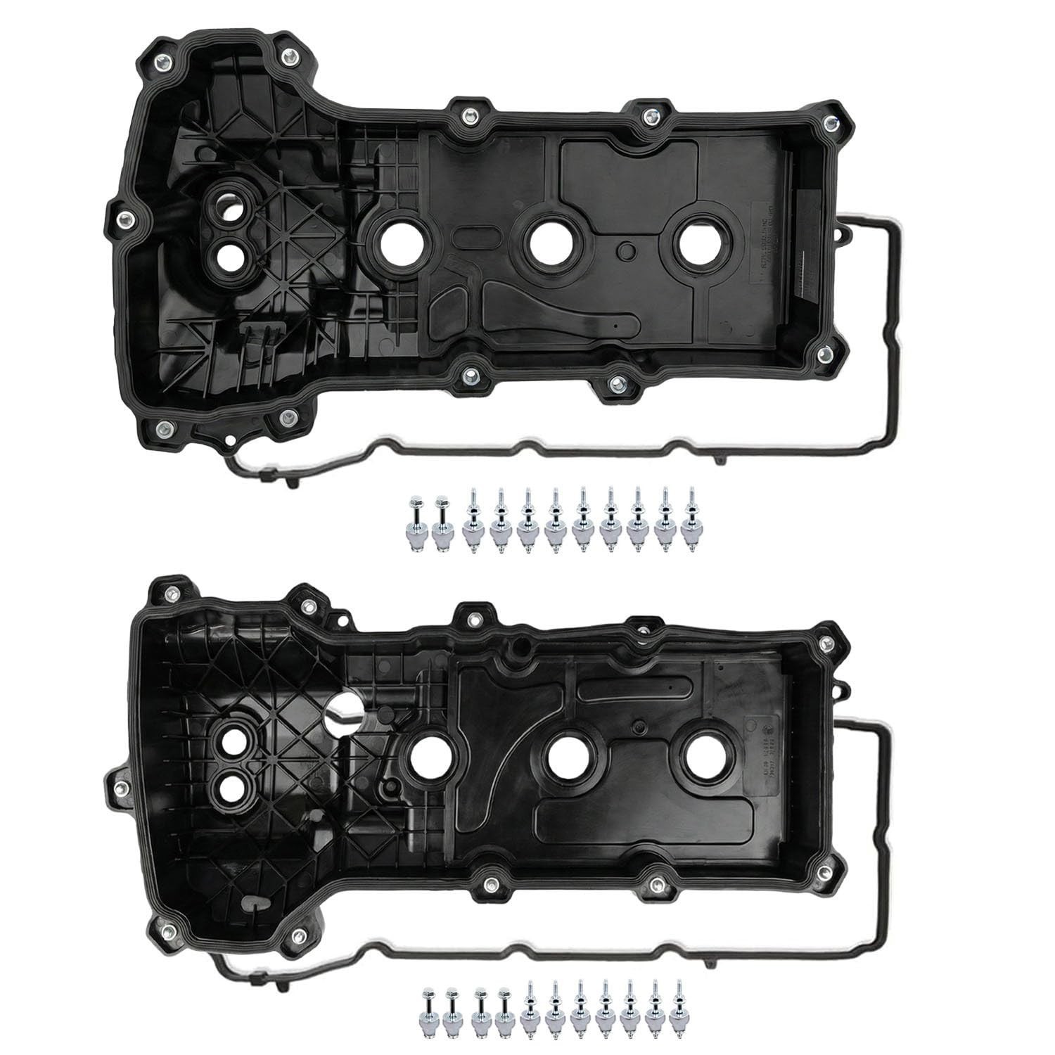 Engine Valve Covers Compatible with Ford F-150, Edge, Explorer, Mustang, Tran…