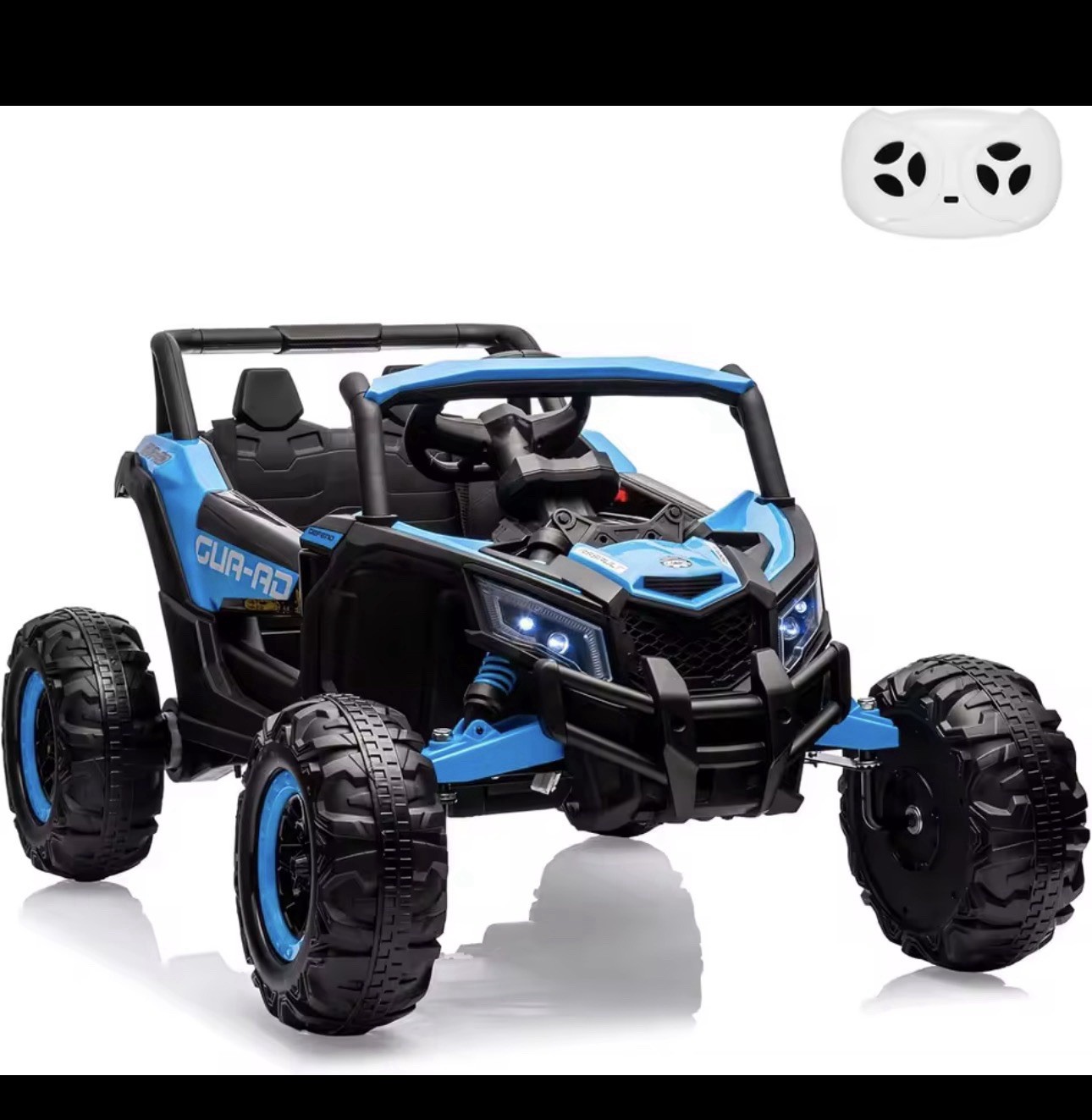 24V Kids Ride-On UTV Car w/ Remote Control, LED Headlights, Music Panel