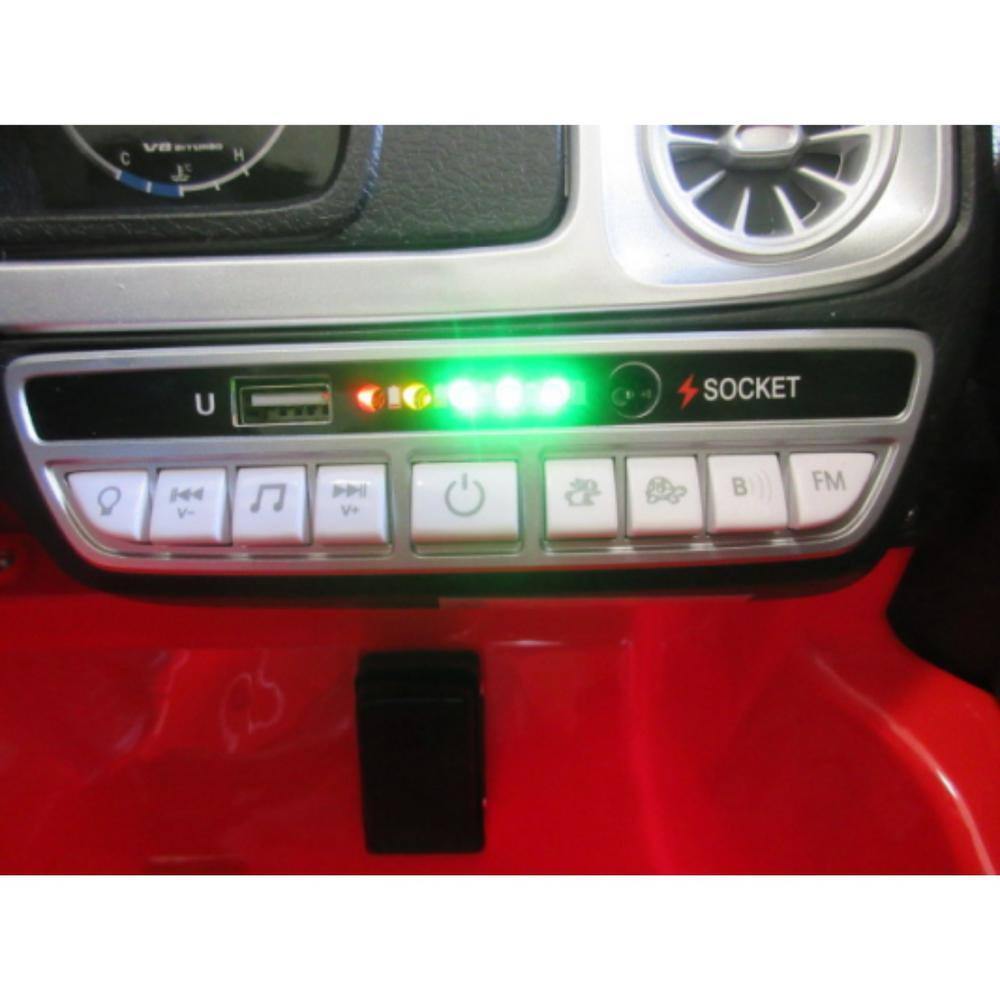 Red Mercedes-Benz, Kids Electric Ride on Toy Car with Remote Control 12-Volt Mot