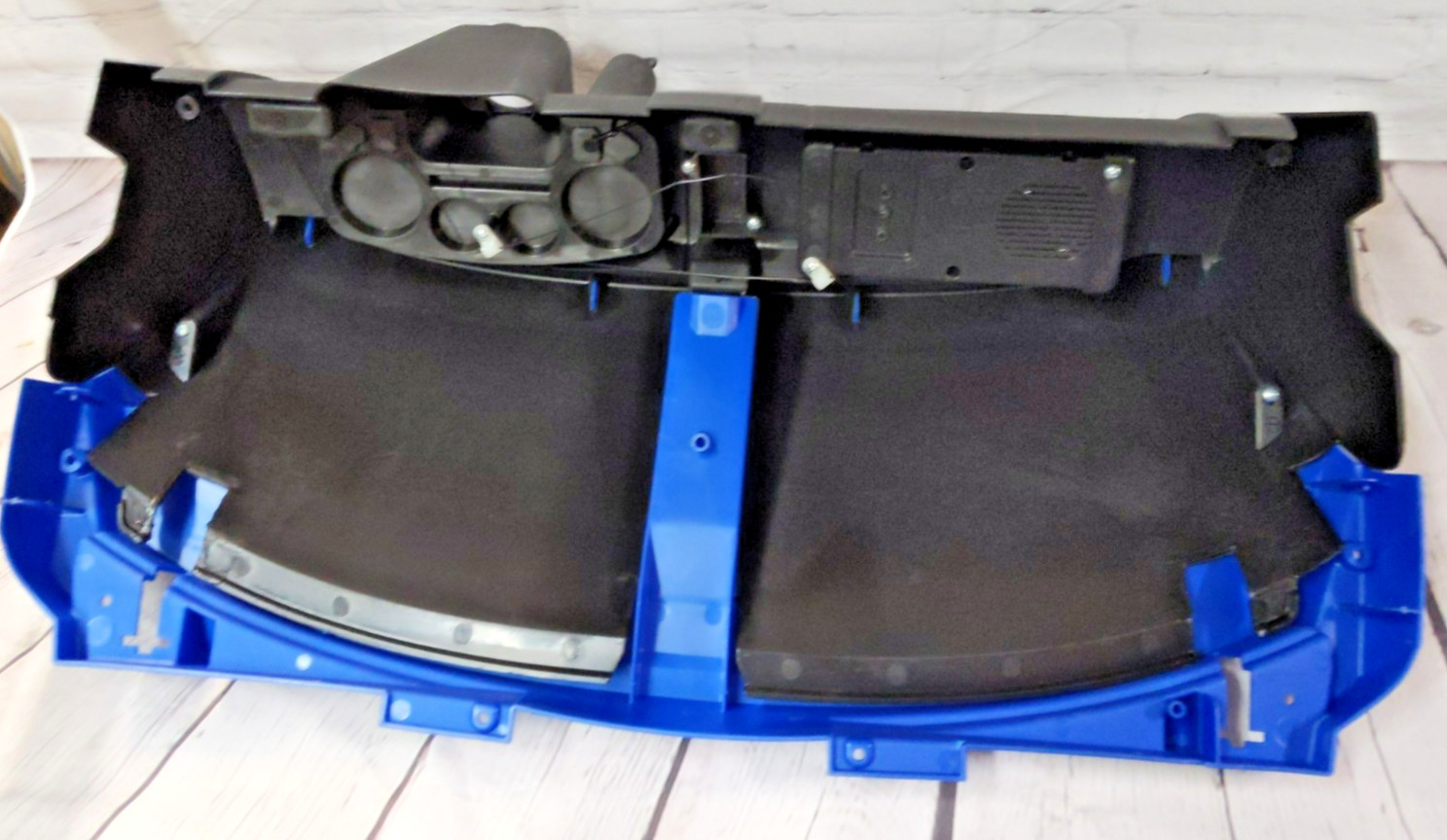 Genuine Power Wheels Ford F150 Windshield Dash Assembly With Radio, BLUE