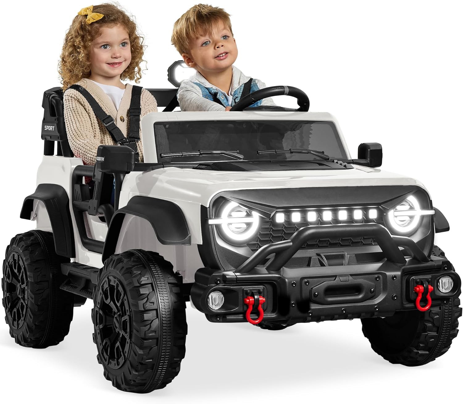 Best Choice Products Jumbo 12V Kids Electric Vehicle Toy Ride on Car with Parent