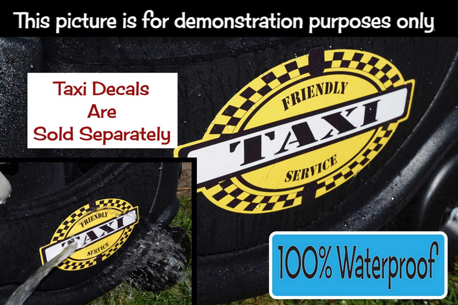 The Toy Restore Replacement Stickers Fits Rollplay Chevy Silverado Truck 12-Vol