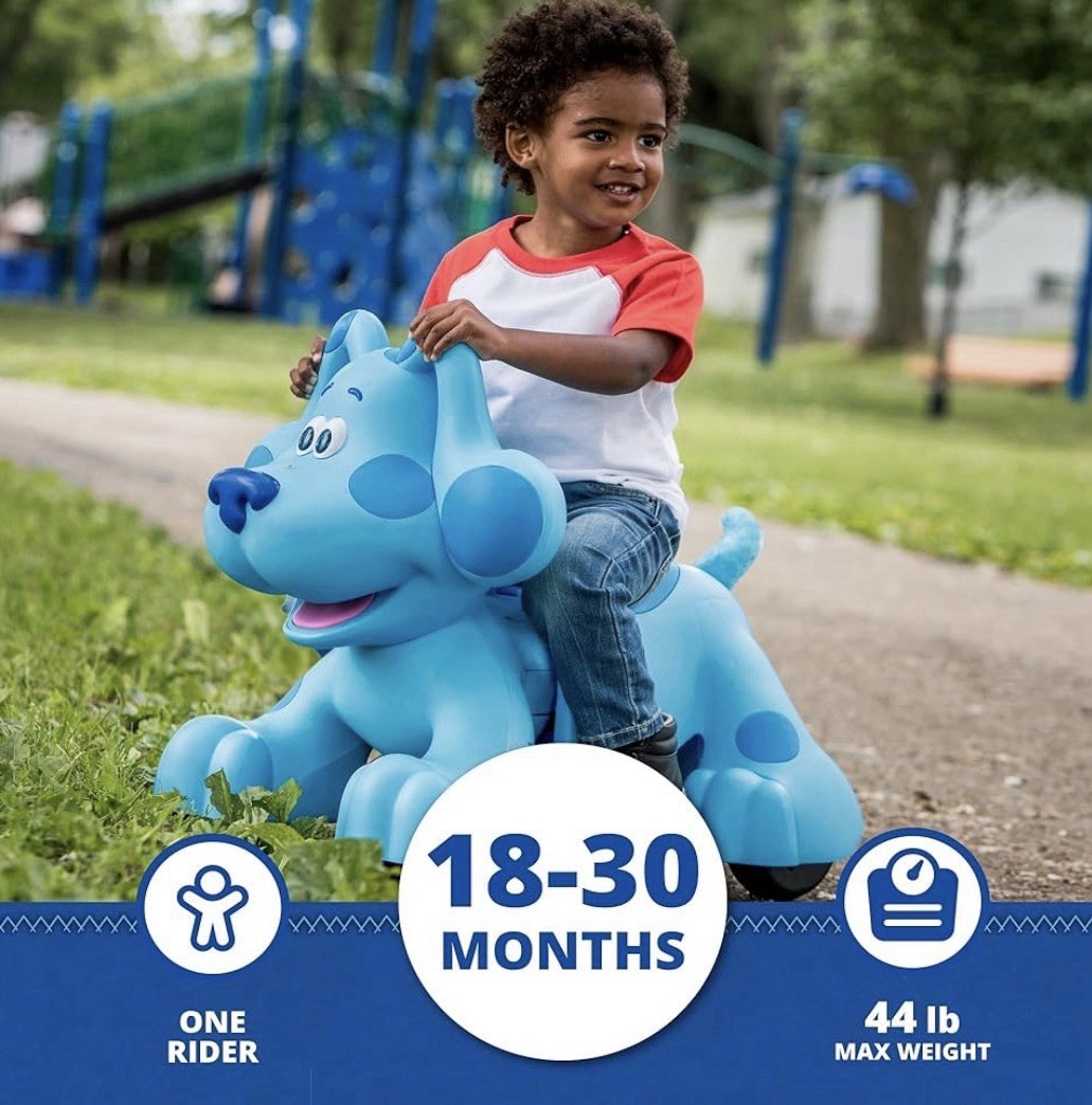 New Blues Clues Snack Time Ride-On Toy 18-30 Months Rechargeable Battery Kids 6v