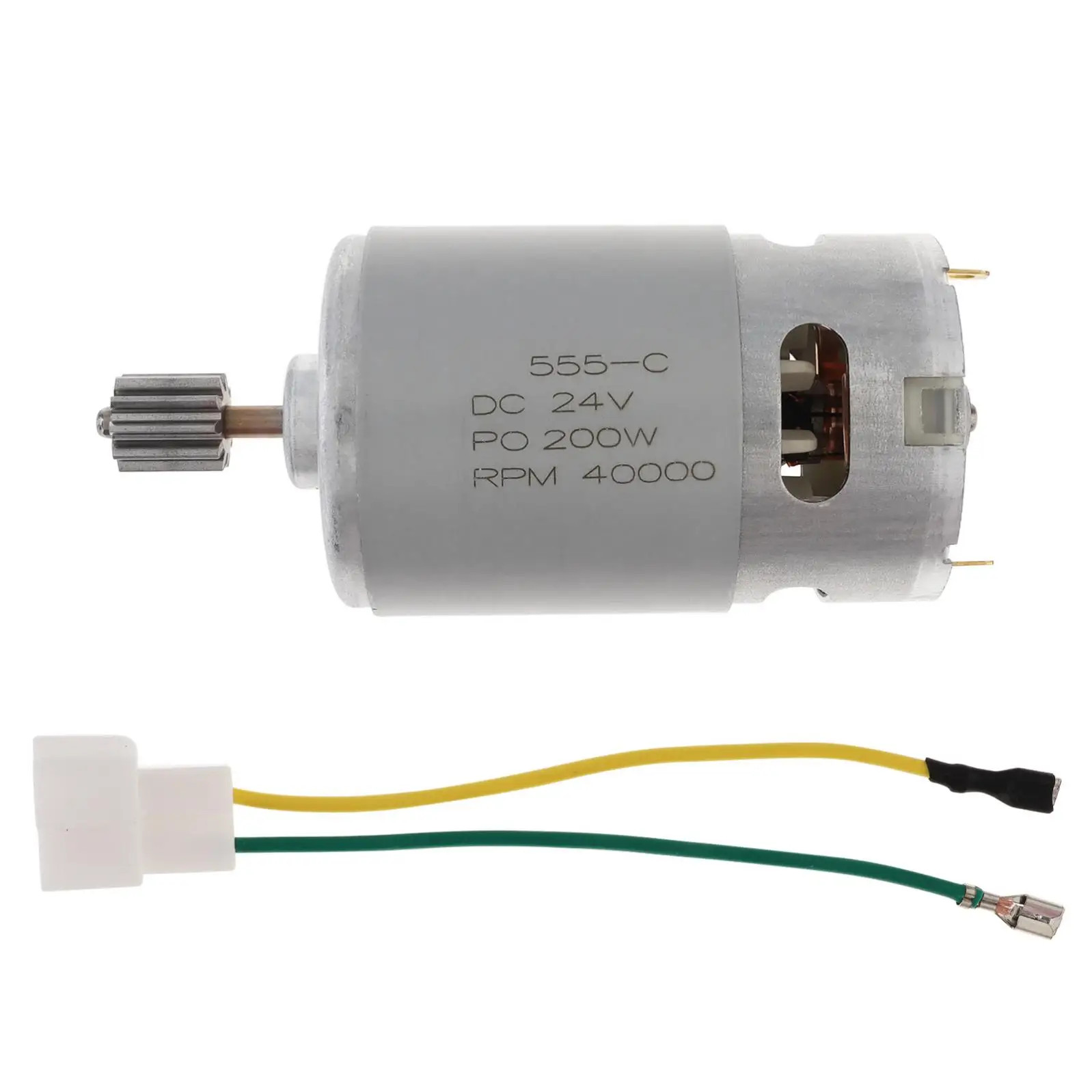 RS550 / 555 10 Teeth 6V/12V/24V DC Motor 12000-40000 RPM Kids Ride on Toys Car M