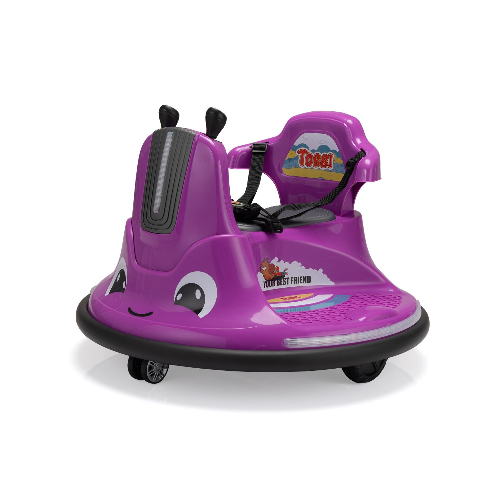 TOBBI Snail Bumper Car 12v Electric Ride on Toy Battery Powered Electric Vehicle