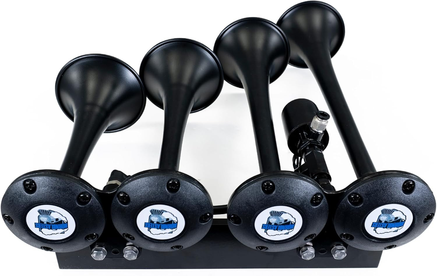 Rage 4-Chime Air Horn Kit – 120 PSI Loud 12V Train Horn System