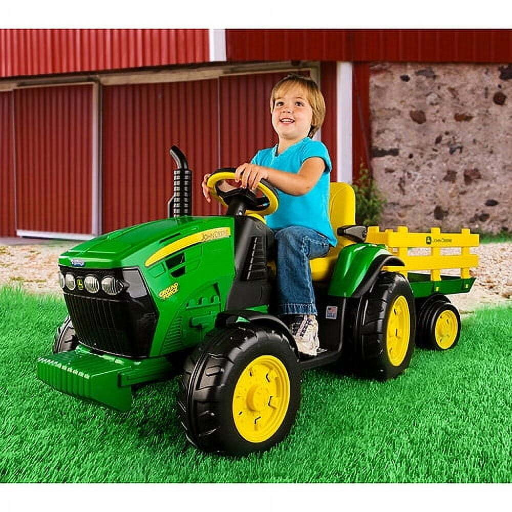 Ground Force Tractor 12 Volt Ride On for a Child Ages 3-7 Adjustable Seat 85 Lbs