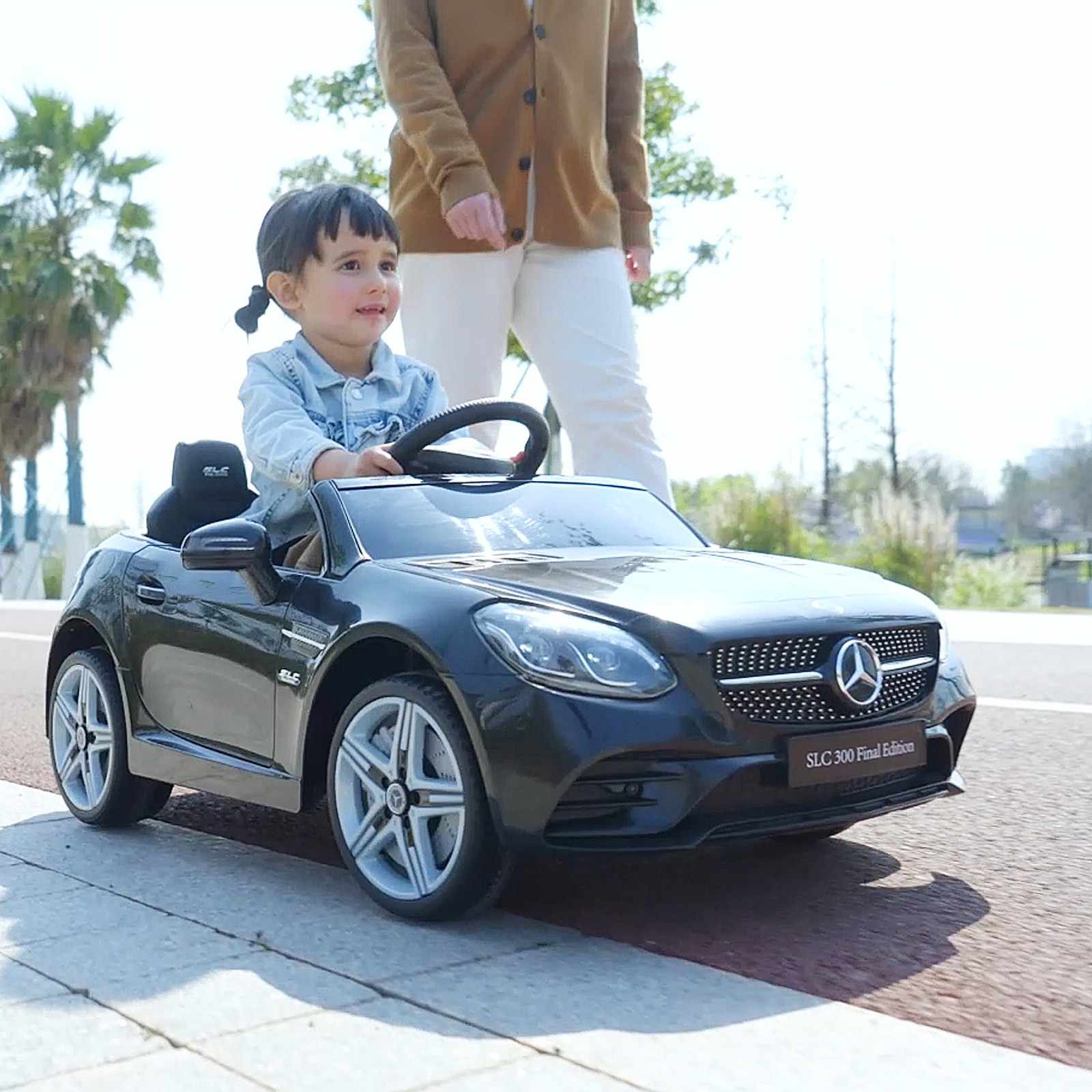 12V Ride On Toy Car for Kids with Remote Control, Black