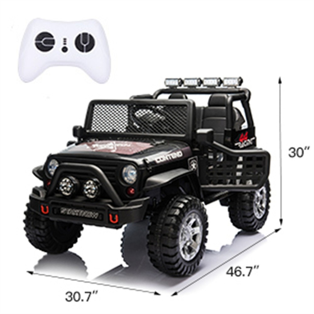 12V Kids Ride On Car 2 Seater Electric Vehicle Toy Truck Jeep w/Remote Control