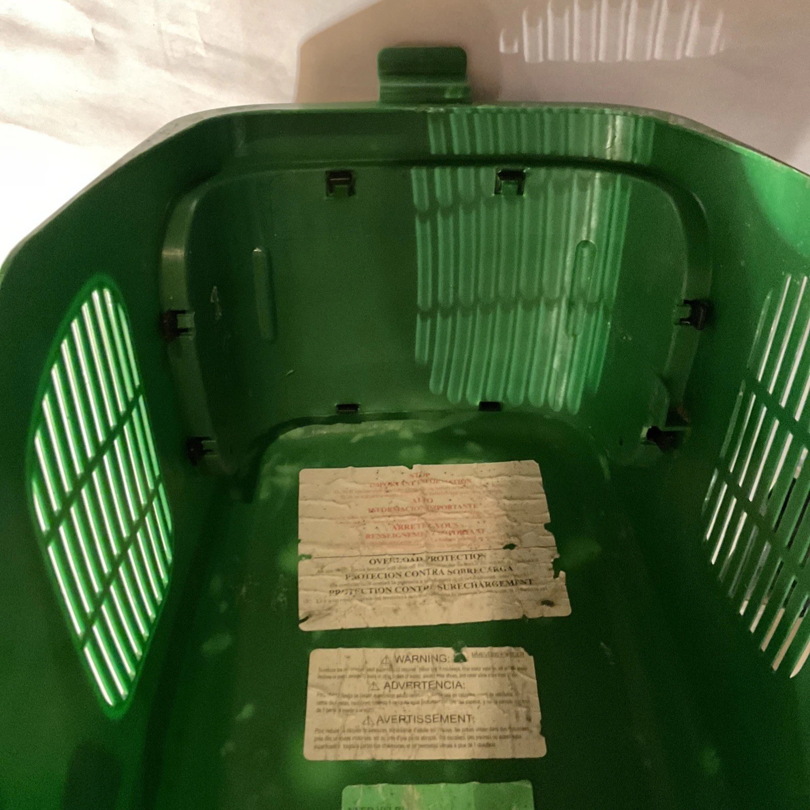 Genuine Peg Perego Joh Deere Hood Assembly Part #SPST8287JVB – Discontinued