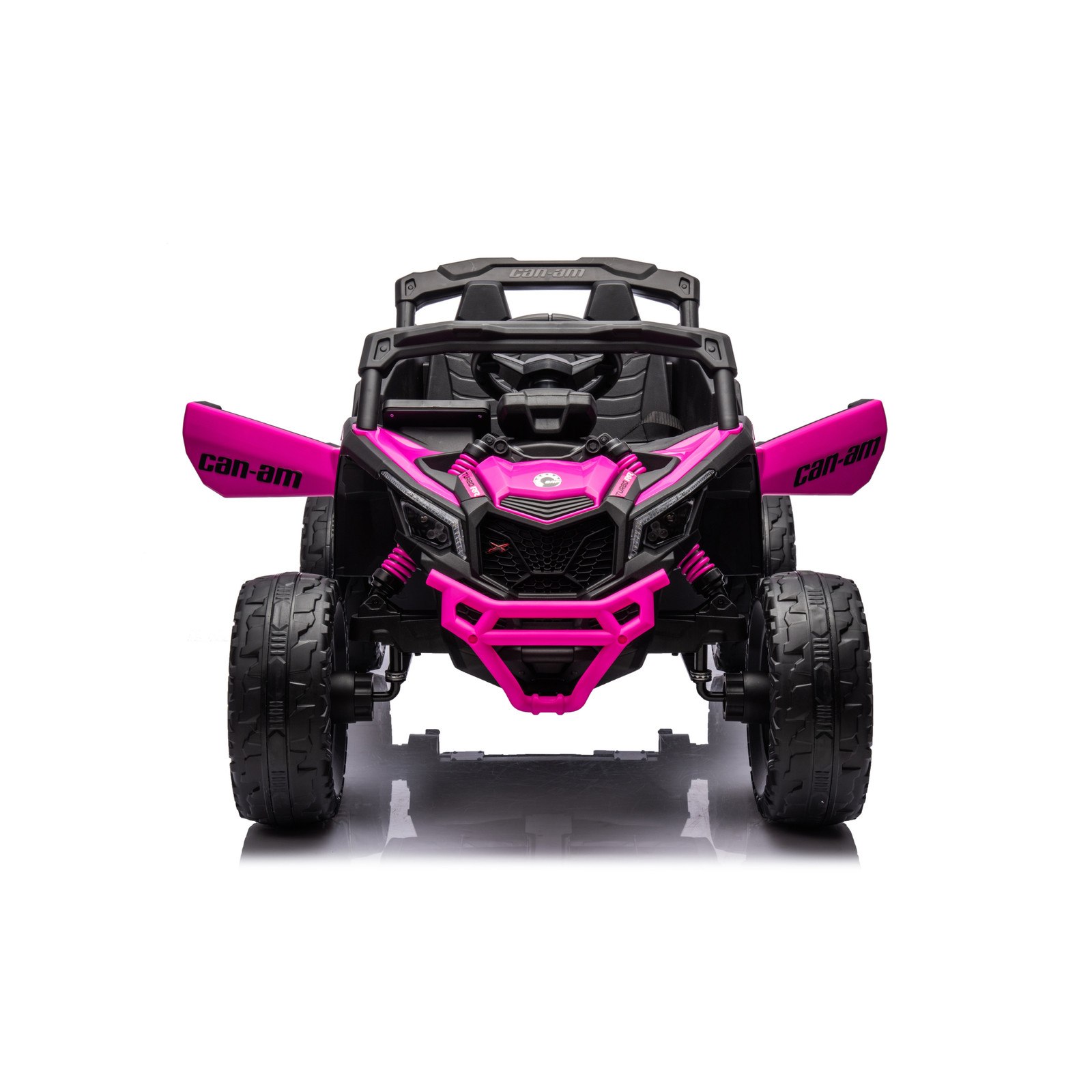 24V Can Am Maverick Kids Ride On UTV Electric Car 4×4 Toy Pink Remote Control