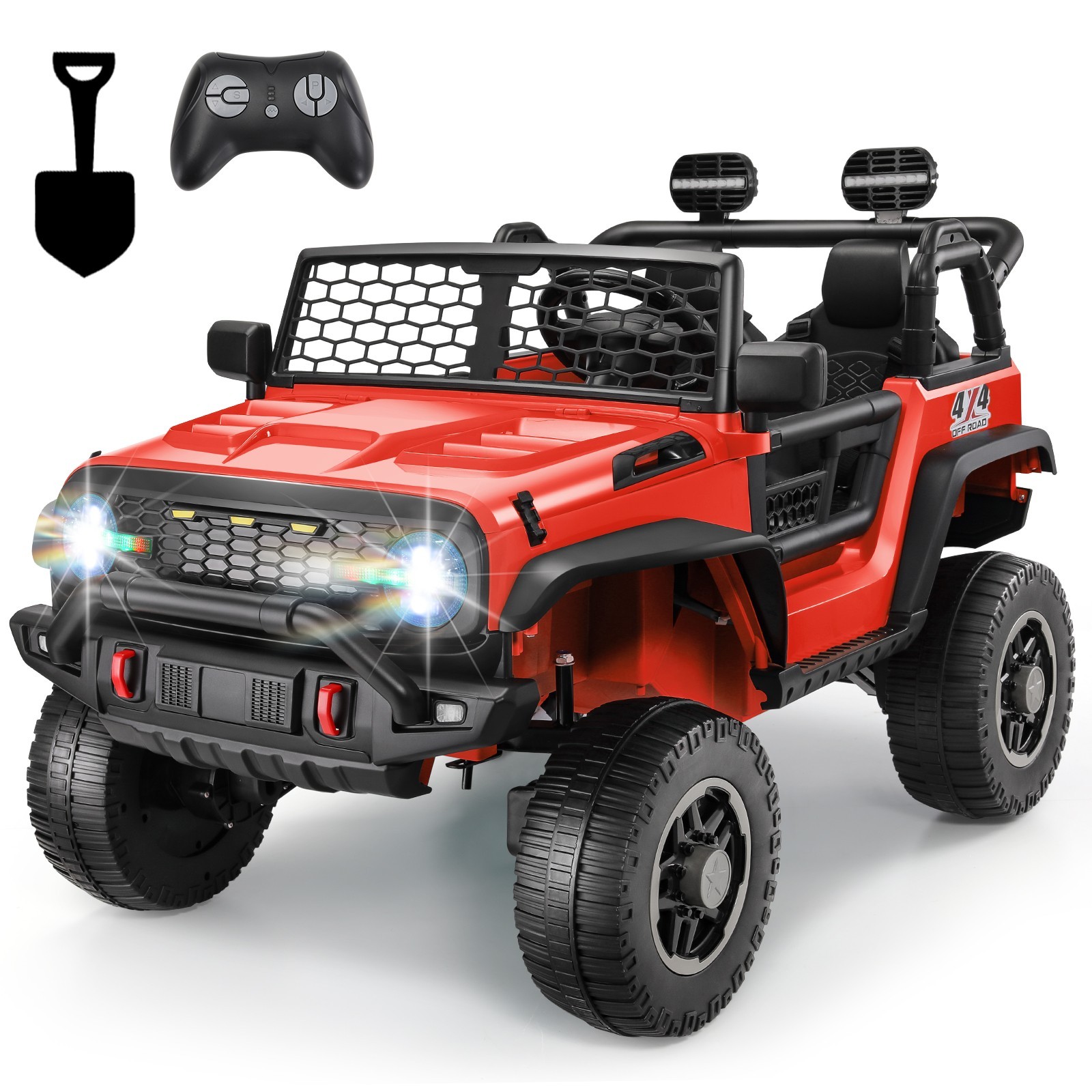 24V Kids Car Ride on Truck 4×100W Motors Electric Battery Power Wheels w/Remote