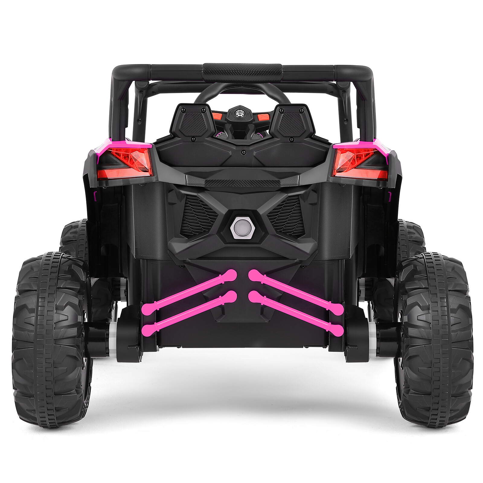 12V Kids Pink Ride On UTV Vehicle Electric Off-Road Car with Music, RC, LED