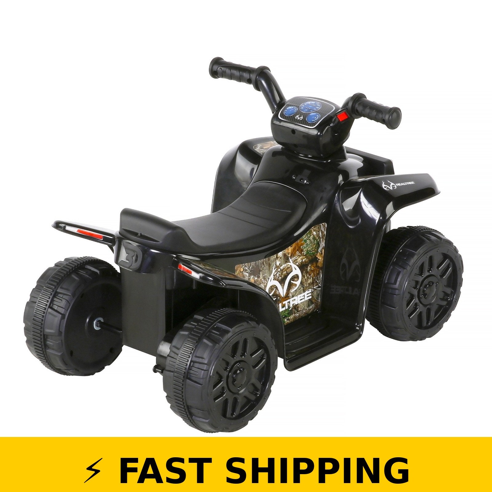 Realtree 6V Quad Ride-On for Kids 3+, Camo