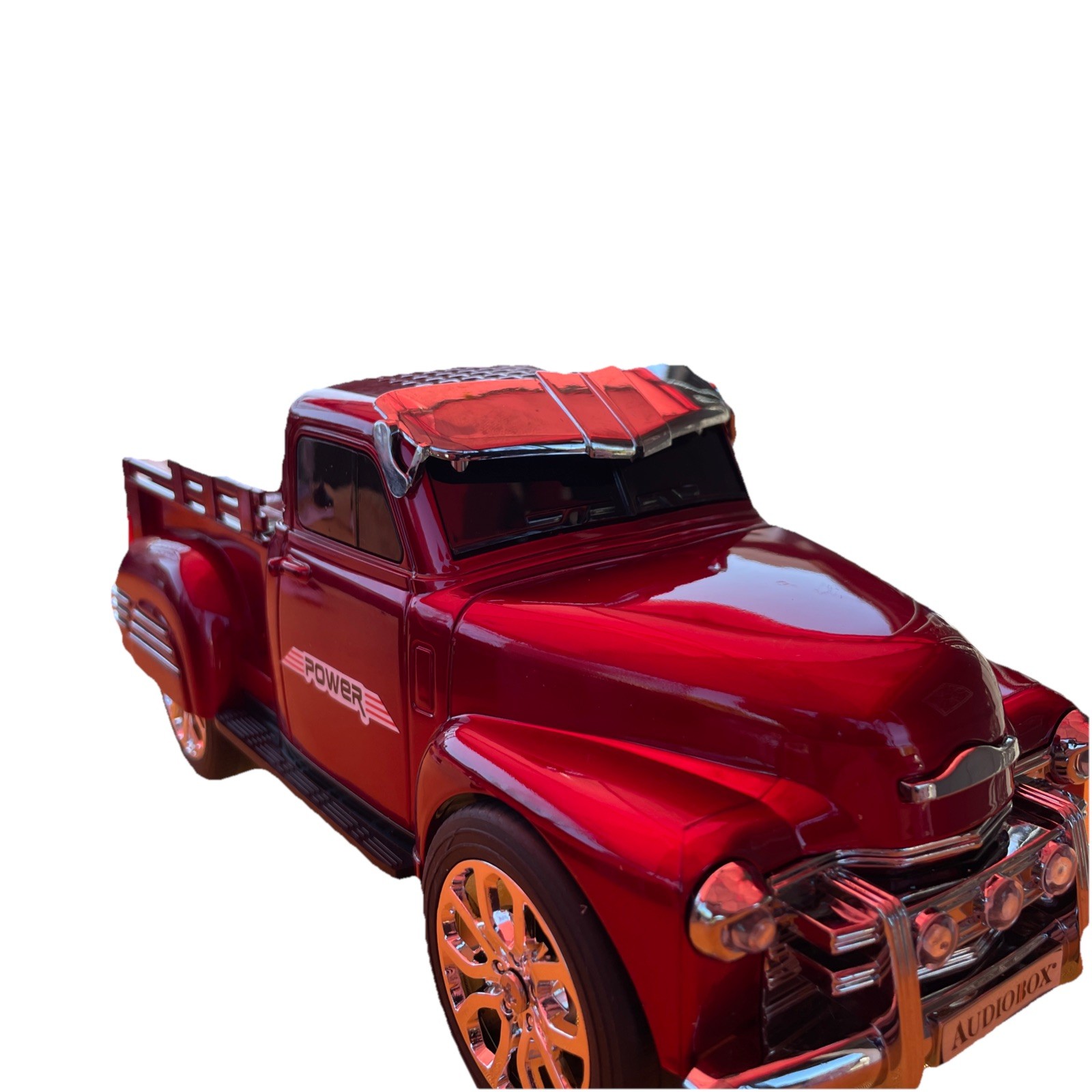 New -FM Radio -Bluetooth Speaker-Red Truck – RED TRK-5300BT Rechargeable Battery