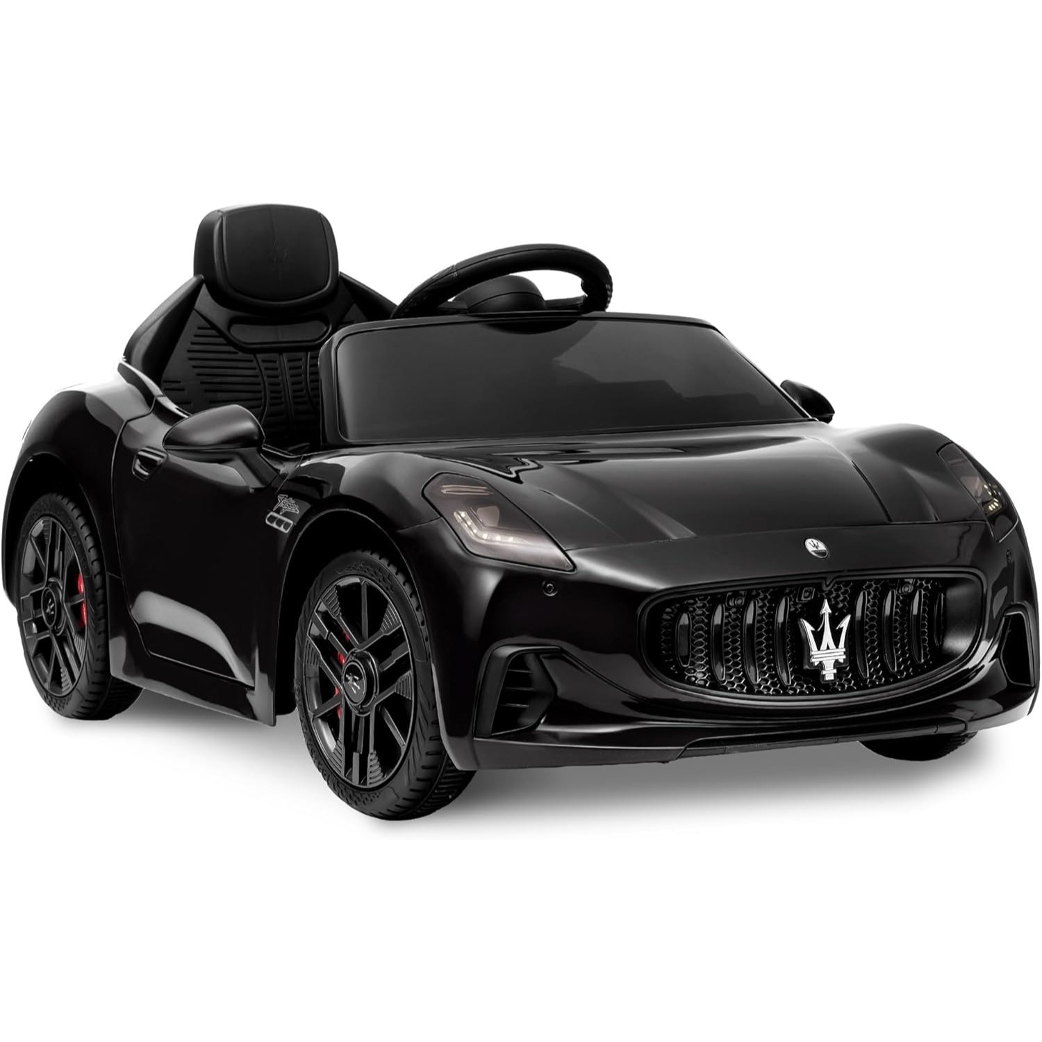 12V Kids Electric Ride-On Car with Remote Control, Safety Belts, Shock Absorbers