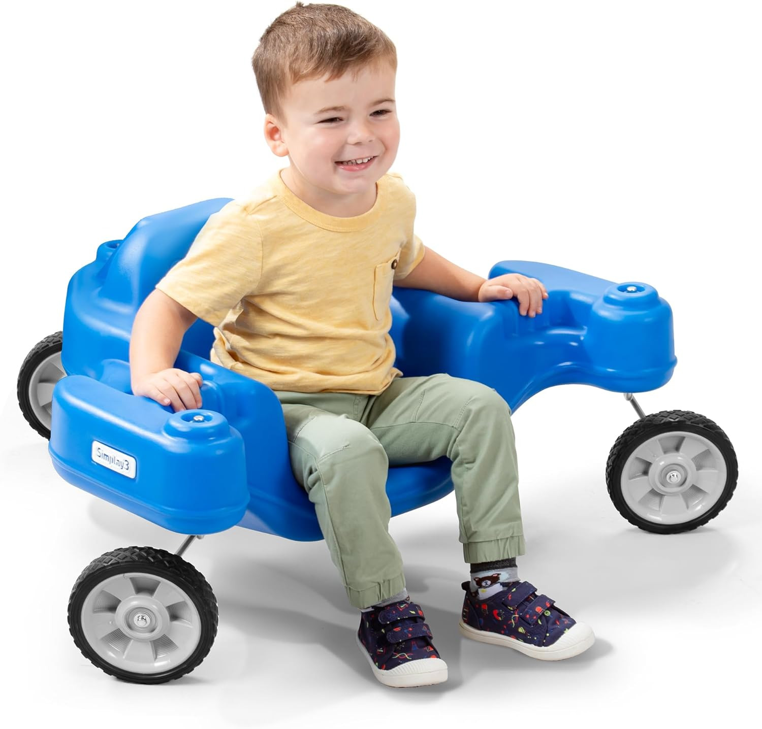 Galaxy Glider Ride-On Toy for Toddlers and Kids Ages 1-1/2 to 5 Years, 360-Degre