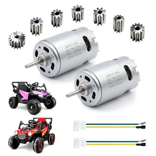 2Pack 18V 21V 24V RS555 30000RPM Fast Drive Electric Motor for 18V 30000RPM