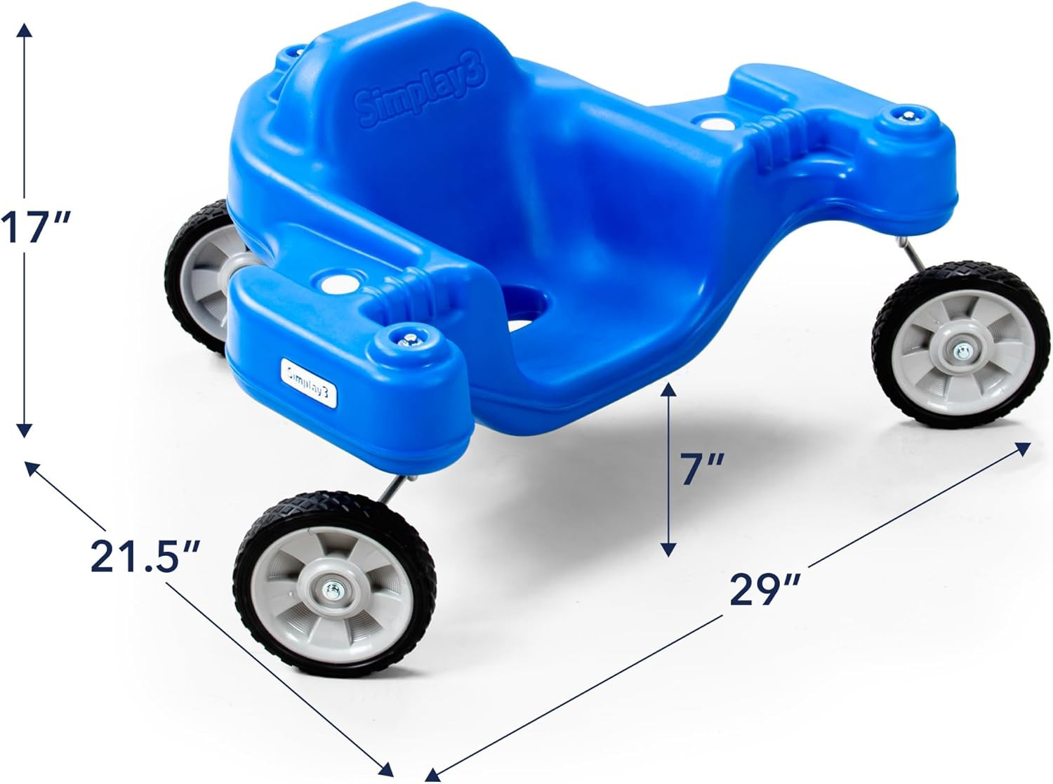 Simplay3 Galaxy Glider Ride-On Toy for Toddlers and Kids Ages 1-1/2 to 5 Years,