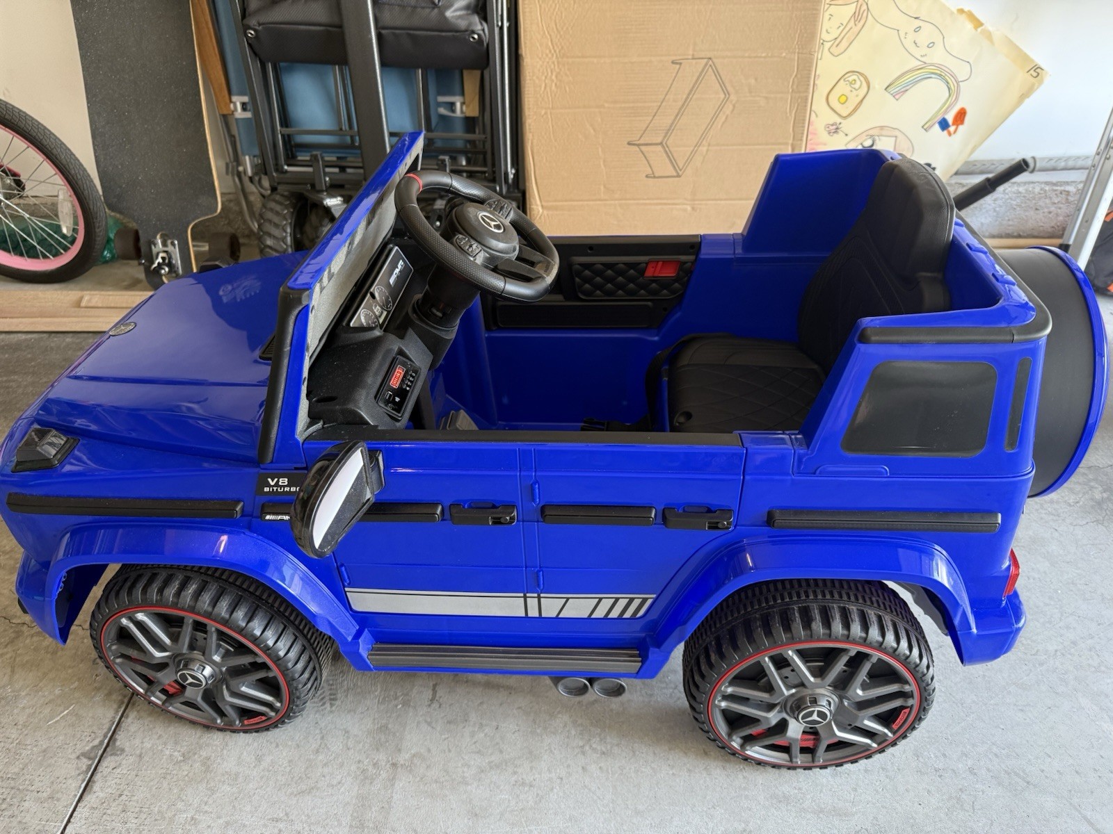 Mercedes-Benz G63 12V 7Ah Electric Ride-On Car for Kids, Ages 2-5