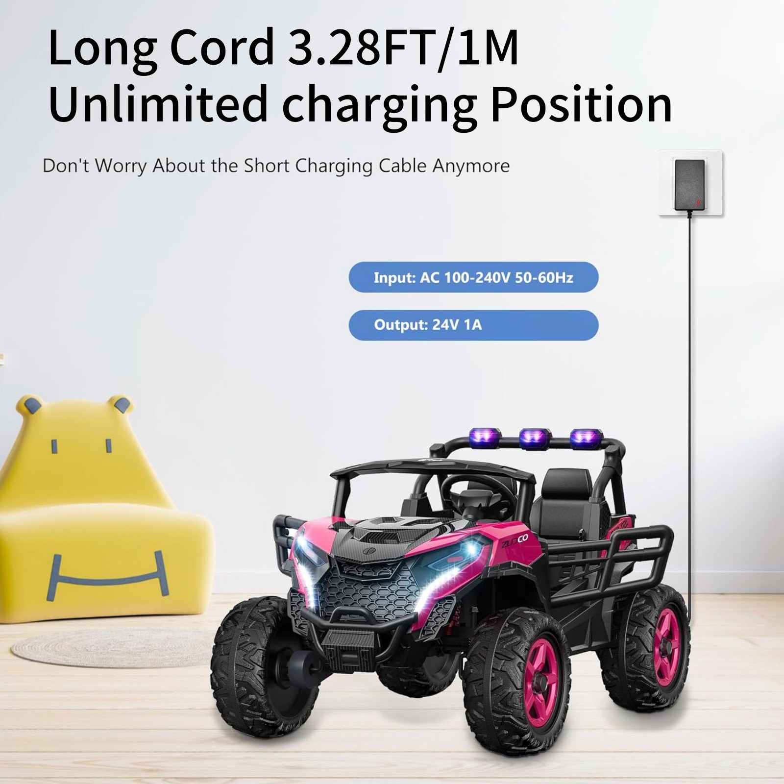 Brand New 24 Volt Kids Battery Charger For Ride On Car With Charge Indicator