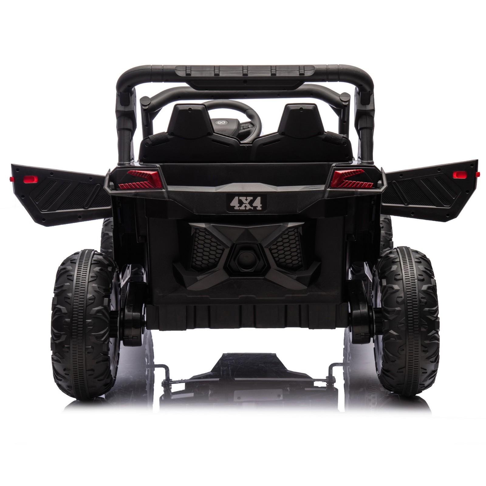 24V 7Ah Kids Ride On Rally UTV Car Parents Control 4-Wheel Suspension LED Music