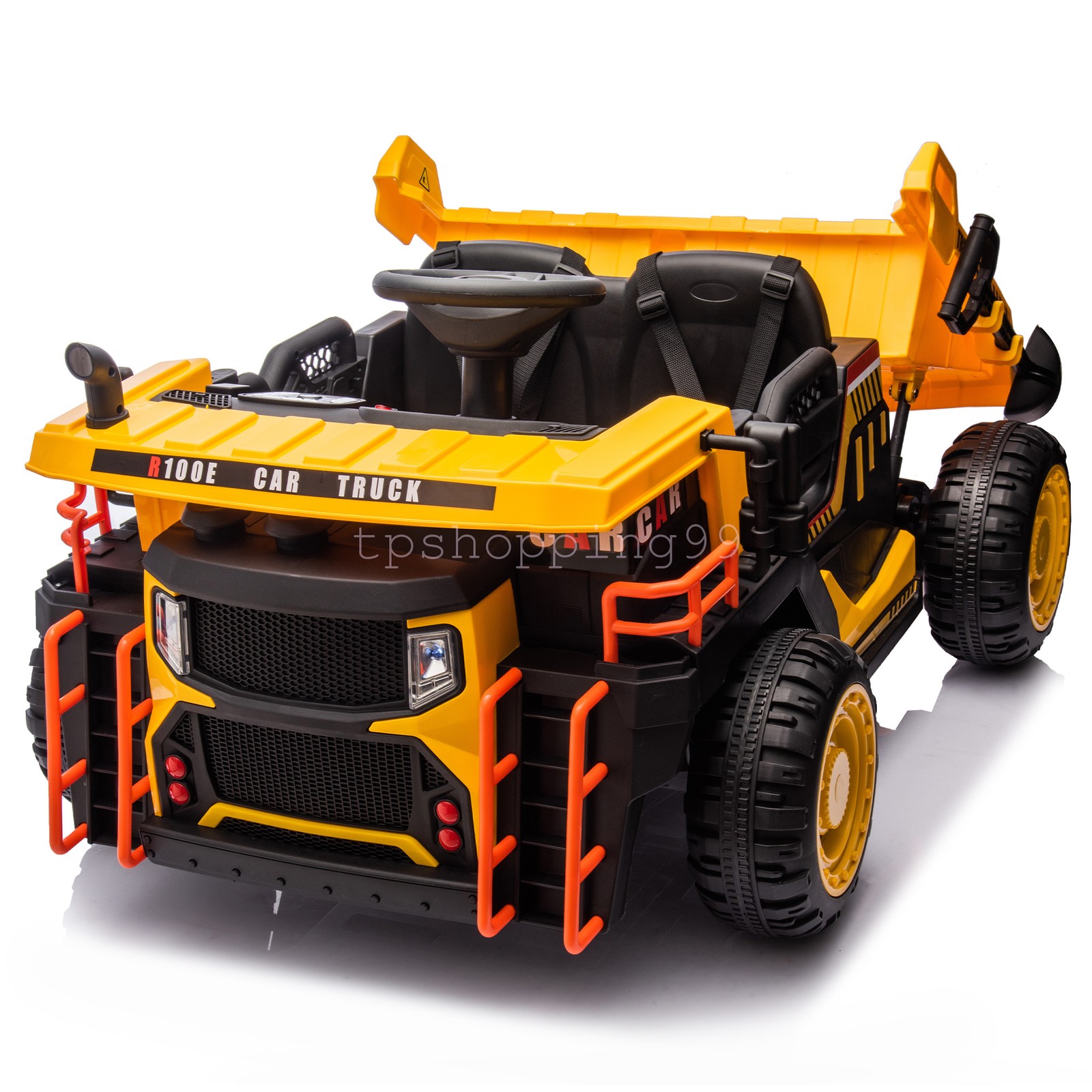 24V Ride On Dump TruckTwo-seater Kids W/parents Control 400W Powerful Motor