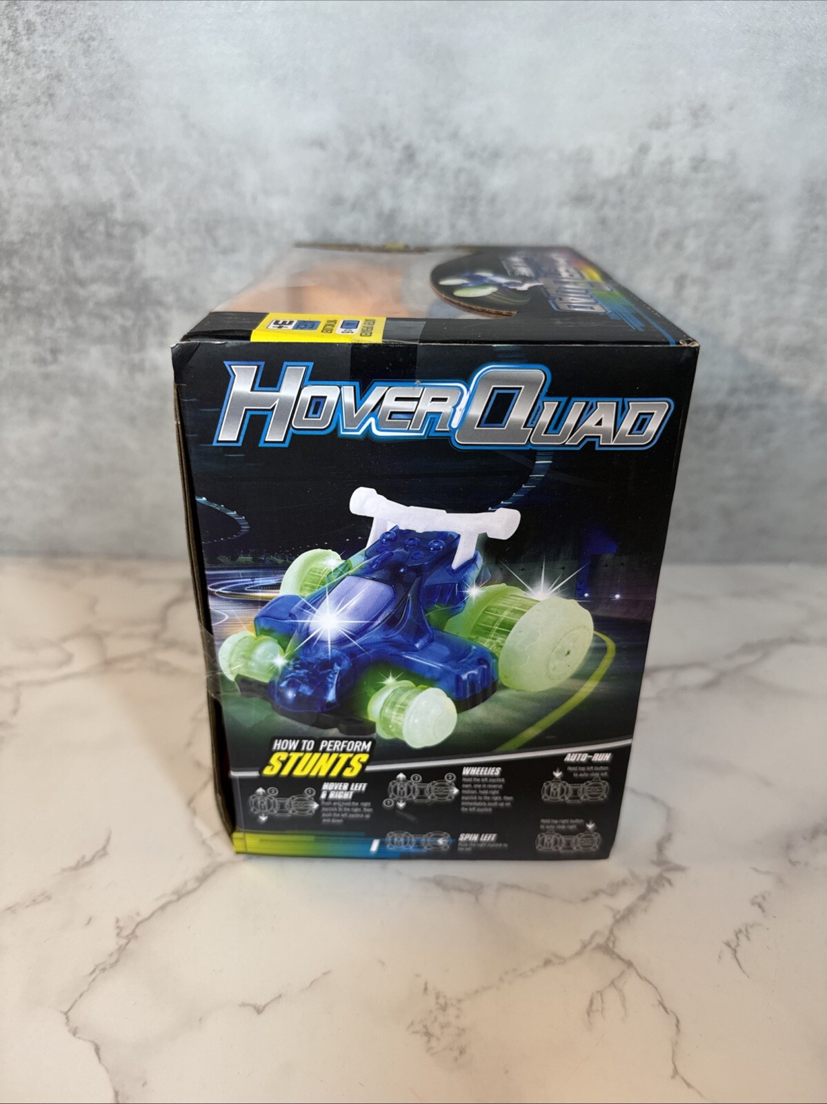 HoverQuad Remote Control BLUE Car w/ Lights & Auto Stunts Brand New In Box