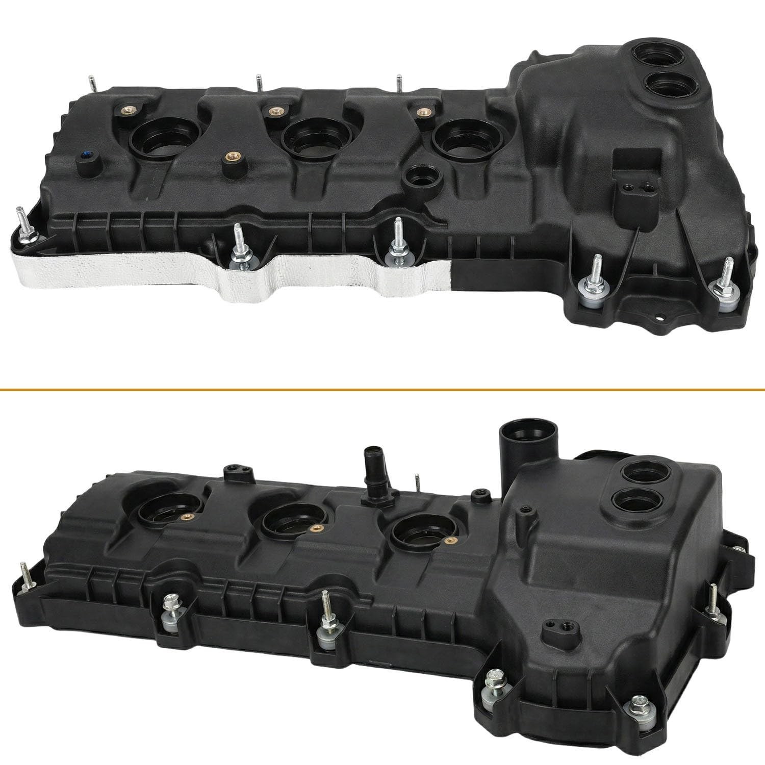 Engine Valve Covers Compatible with Ford F-150, Edge, Explorer, Mustang, Tran…