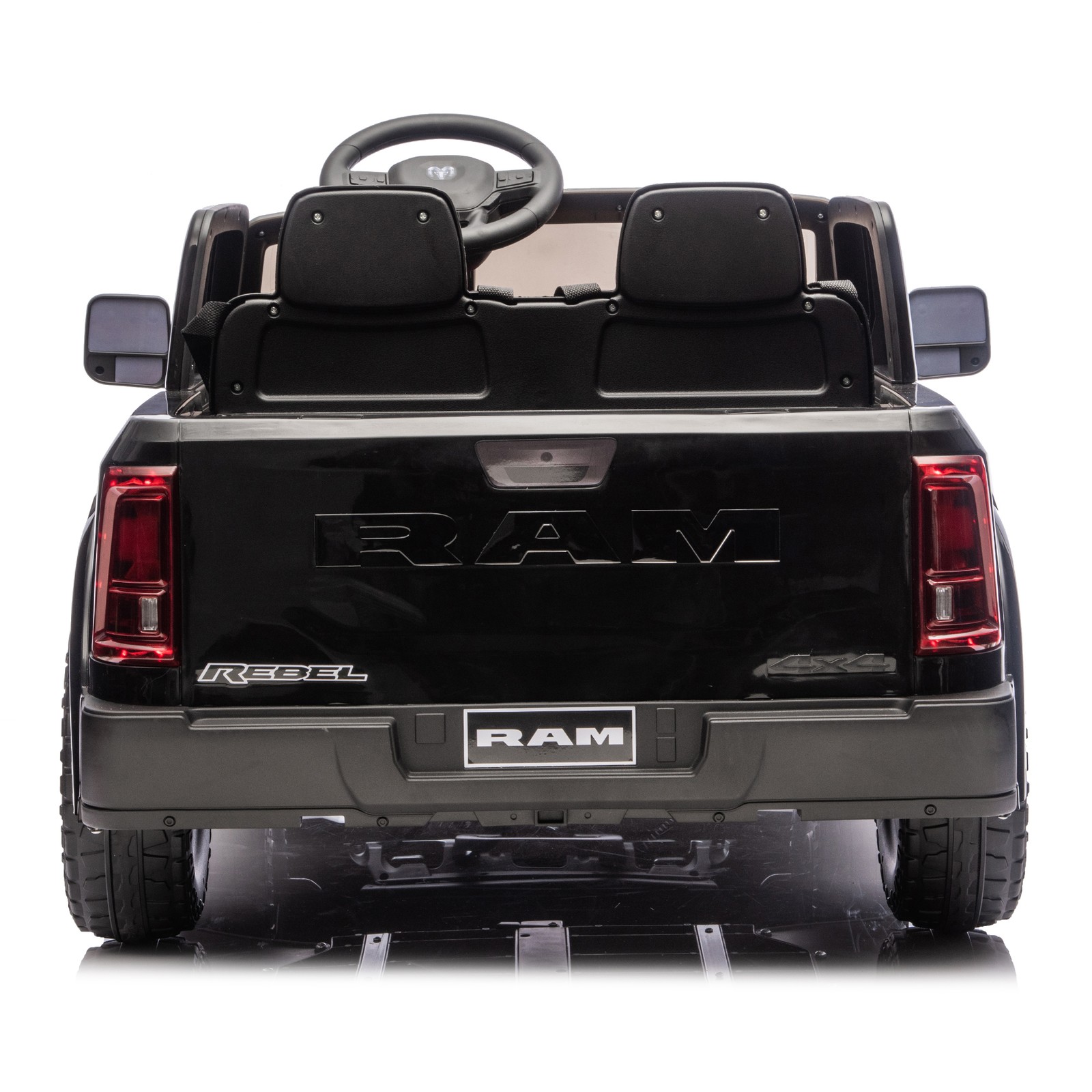 24V Dodge RAM 2500 Ride On Truck 2-Seater Official Remote Bluetooth MP3 USB Kids