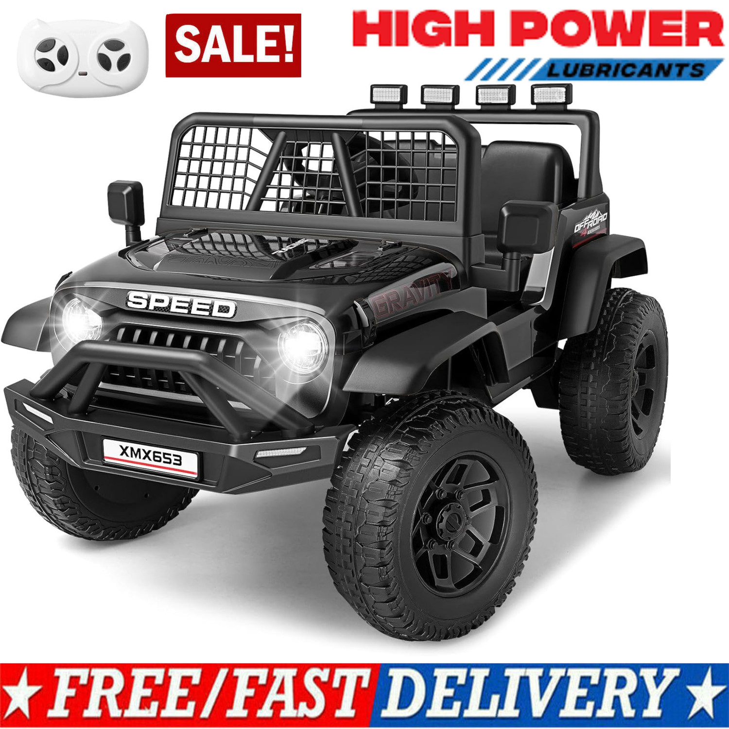 Ride on Car with Remote Control 24V Toddler Electric Car 2×100W Strong Motors~