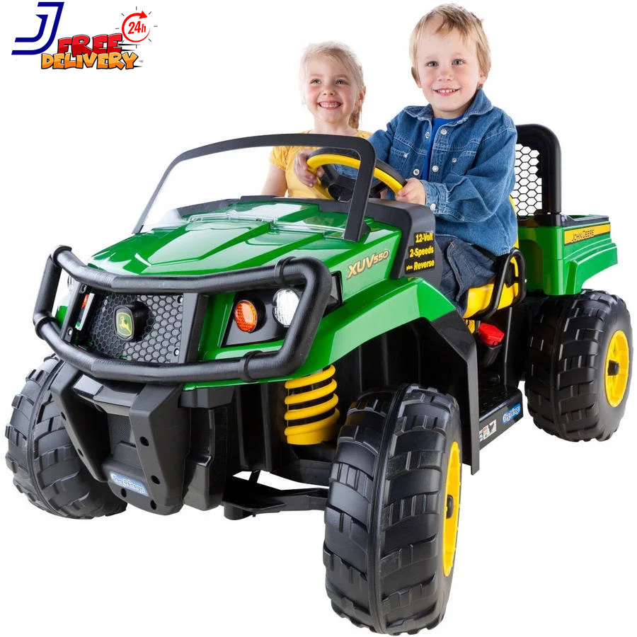 12V John Deere Gator XUV Battery Powered Ride-On Kids Ages 3-7 FREE SHIPPING