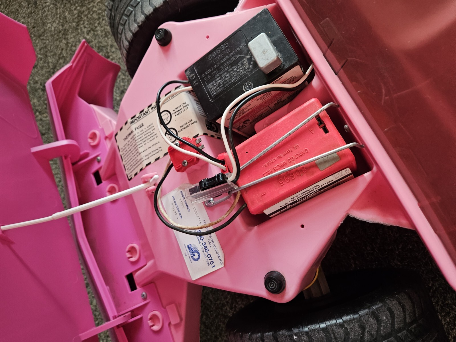 Barbie Corvette 1990 Vintage Power Wheels
