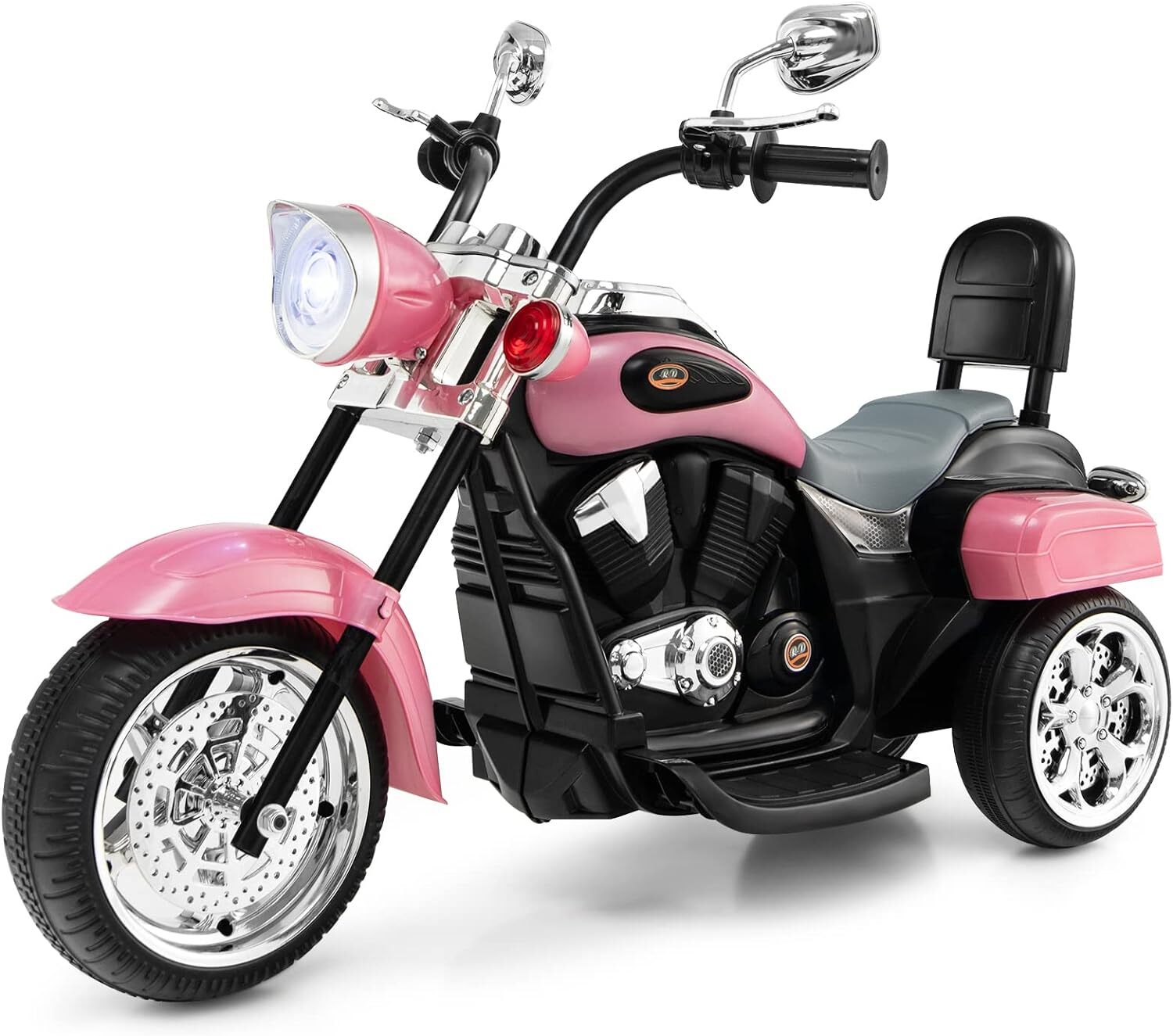 3 Wheel Kids Ride On Motorcycle 6V Battery Powered Electric Toy Chopper Trike