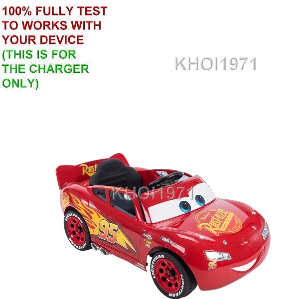 charger AC adapter for 17347 Huffy Disney Pixar Cars 3 Lightning McQueen ride on