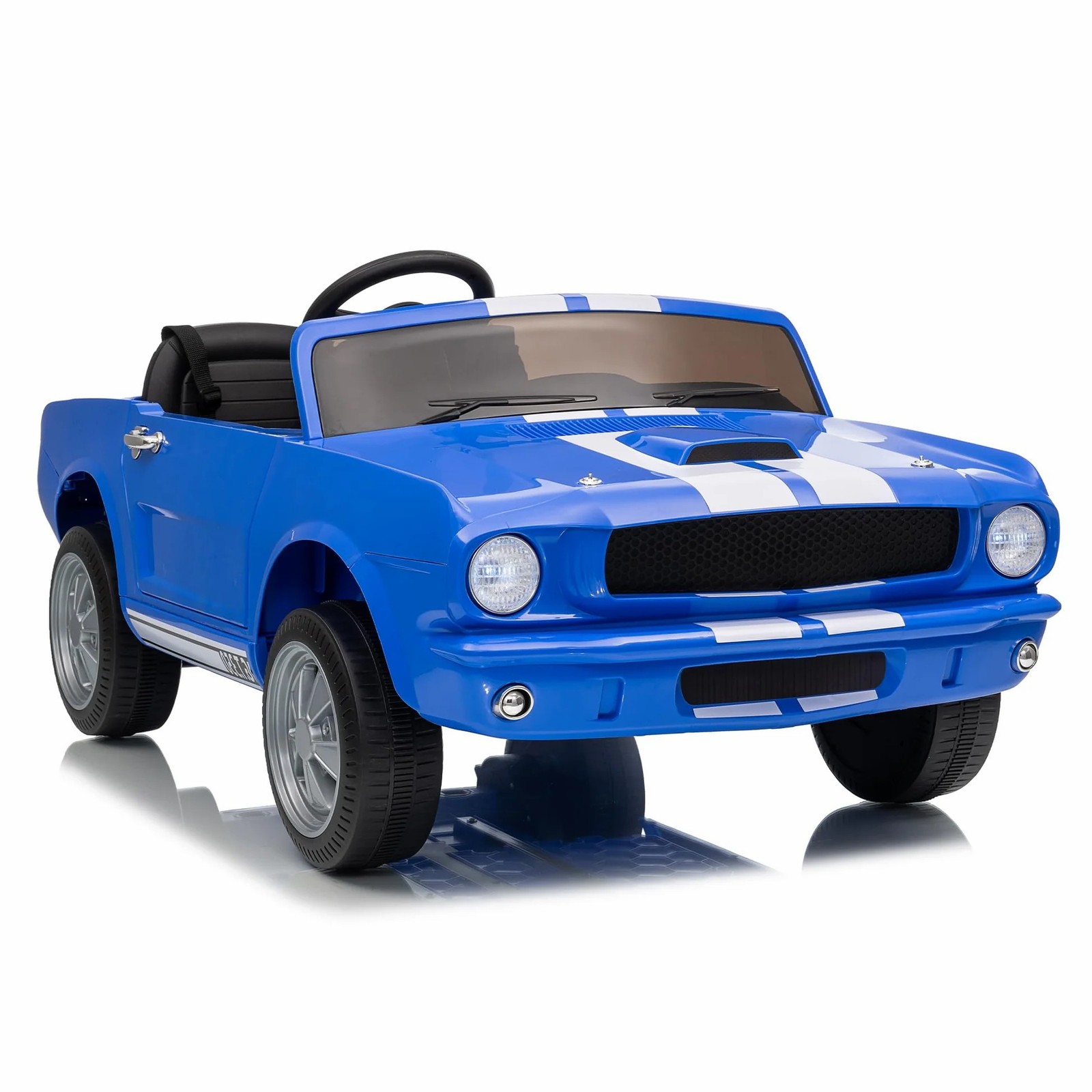 P Series 24V Licensed Shelby GT350 Ride On 2-Seater Remote 2-Speed Safety Belt.