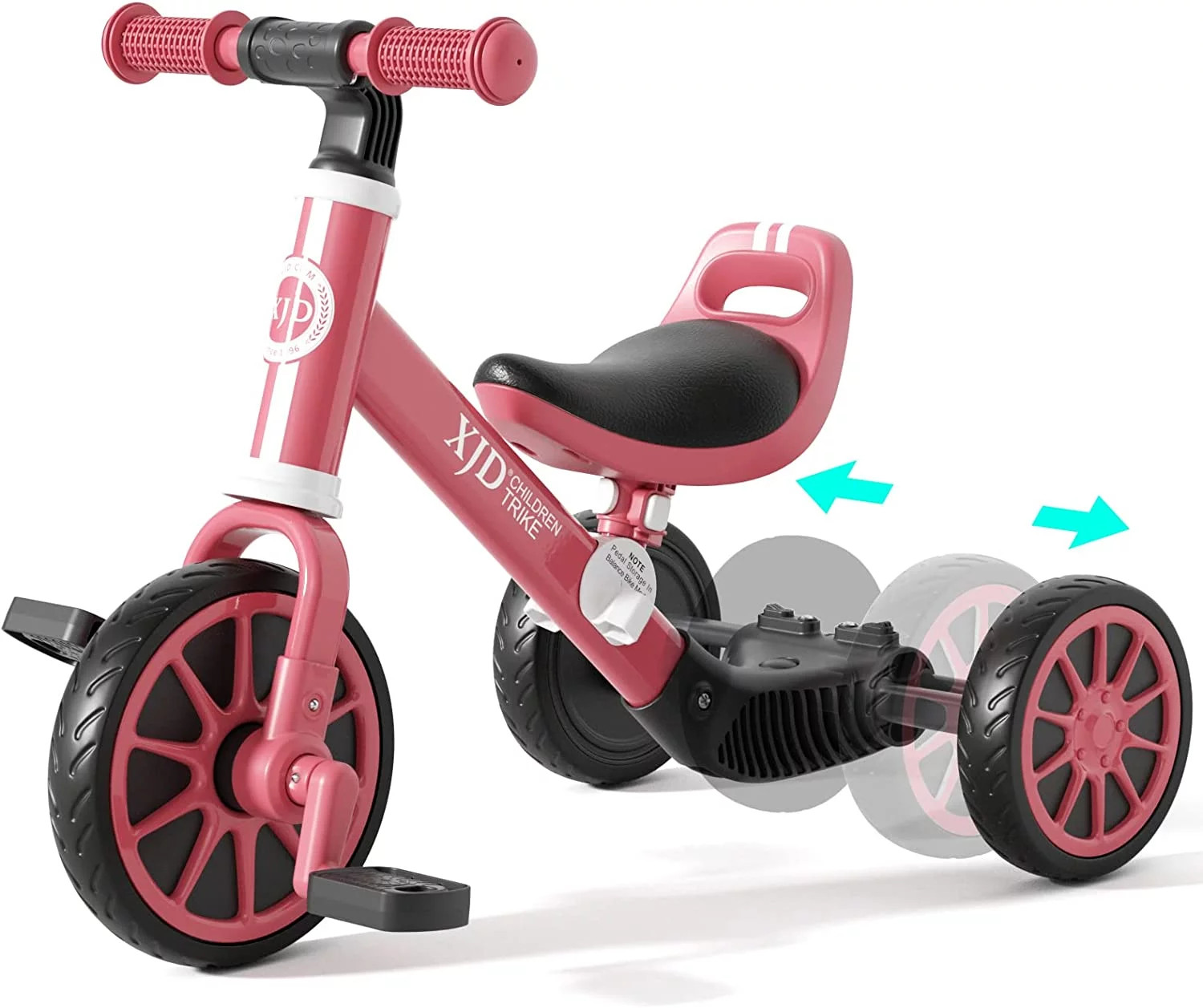 5 in 1 Toddler Bike for 1-4 Years Old Boys Girls Tricycles for Balance Training