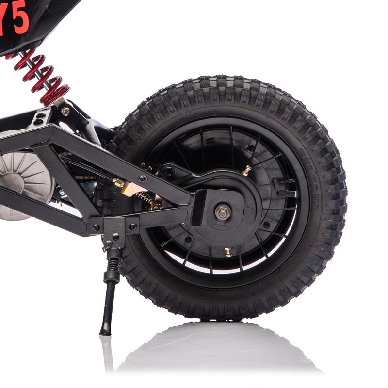 24V Kid Ride On Electric Toy Motocross Motorcycle Adjustable Speed for Aged 5-15