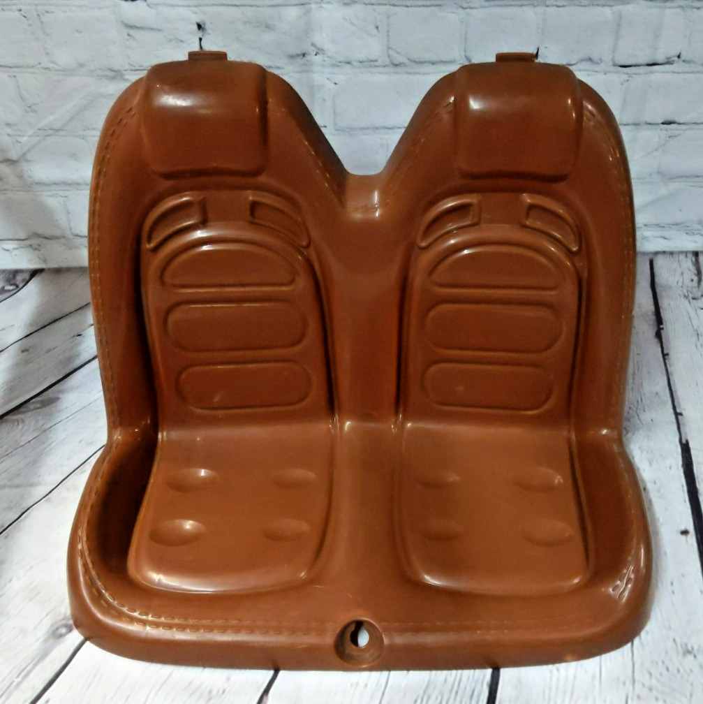 Genuine Kid Trax 2 Person Seat, Brown 15″ Wide, 7.75″ Deep, 11″ High