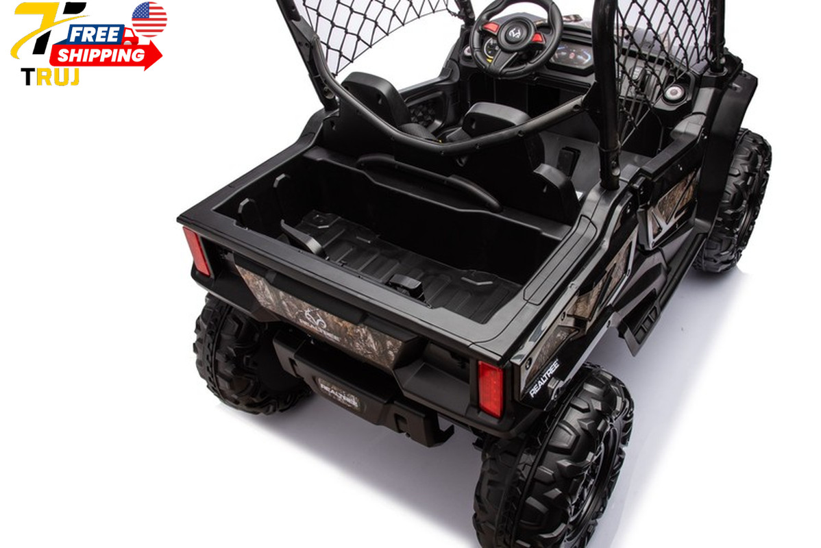 24V Realtree Camo UTV Battery Operated Ride On Toy Remote Age 3+ Realistic NEW