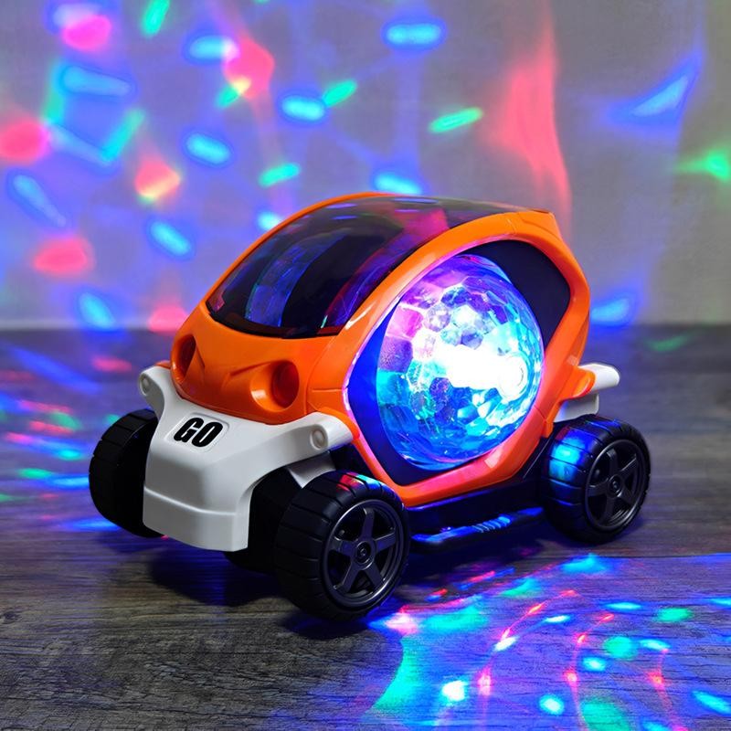 Kids Electric Rotating Toy Car with Lights & Music – Fun Gift for Boys & Girls