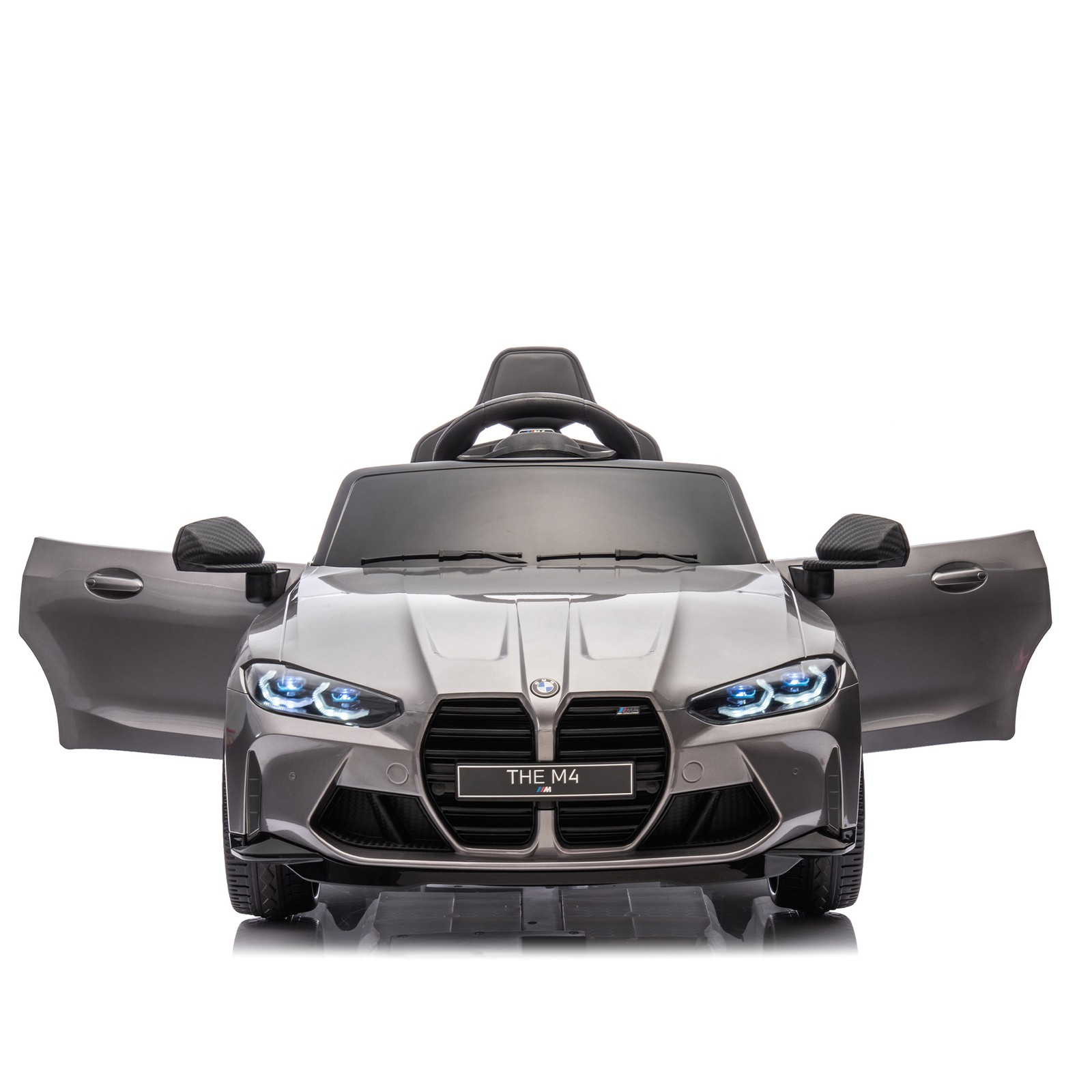 12v Kids ride on toy car 2.4G W/Parents Remote Control 3 Speed Adjustable Silver