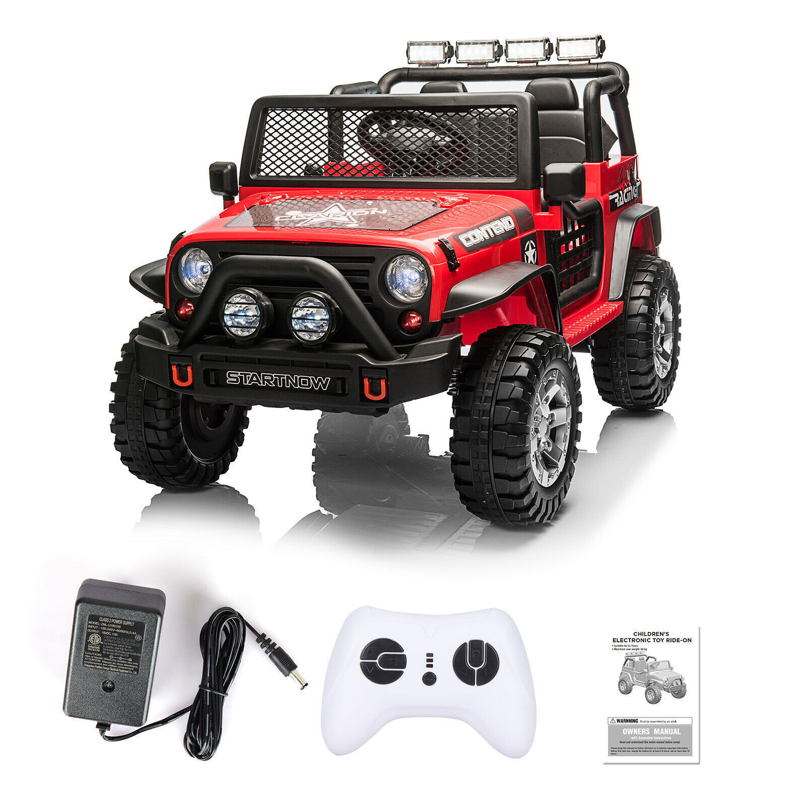 12V Kids Ride On Car 2 Seater Electric Vehicle Toy Truck Jeep MP3 w/ Remote Gift