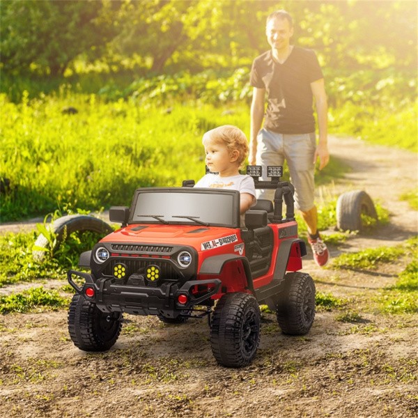 Kids Police Ride On Car Electric Cars 12V Remote Control LED Flashing Light NEW