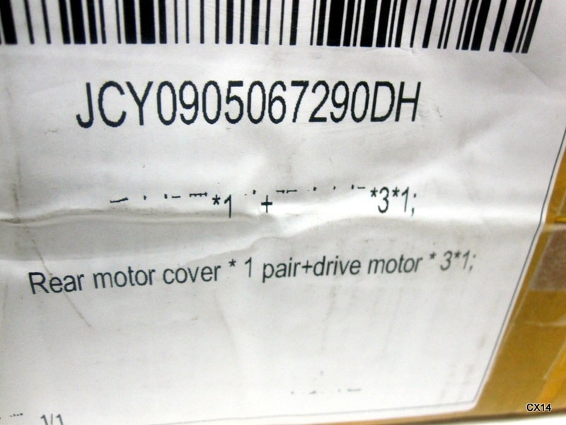 3 Pack of Kids Ride On Car Gearbox 12V 30000RPM Motor Gearbox RS550 with 1 Cover