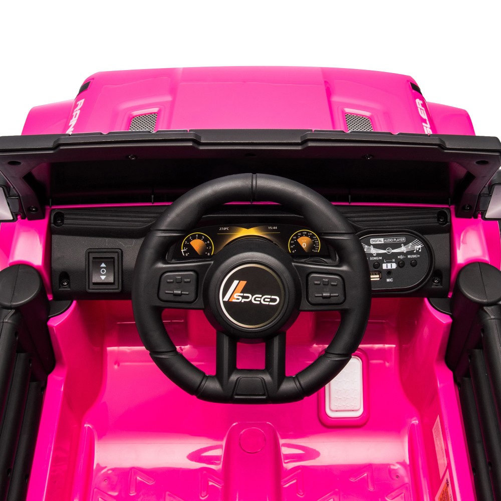 12V Kids Ride On Electric Car W/Parents Control,Dual drive,Four-wheel Suspension